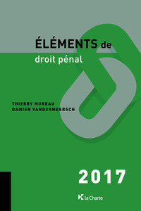 Eléments de droit pénal (2017)