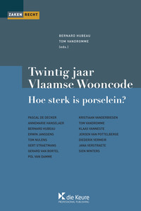 Twintig jaar Vlaamse Wooncode. Hoe sterk is porselein?