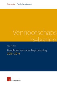 Handboek vennootschapsbelasting 2015-2016